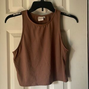 Fitted crop top tank
